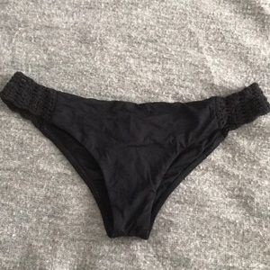 Crochet sided billabong swim bottom